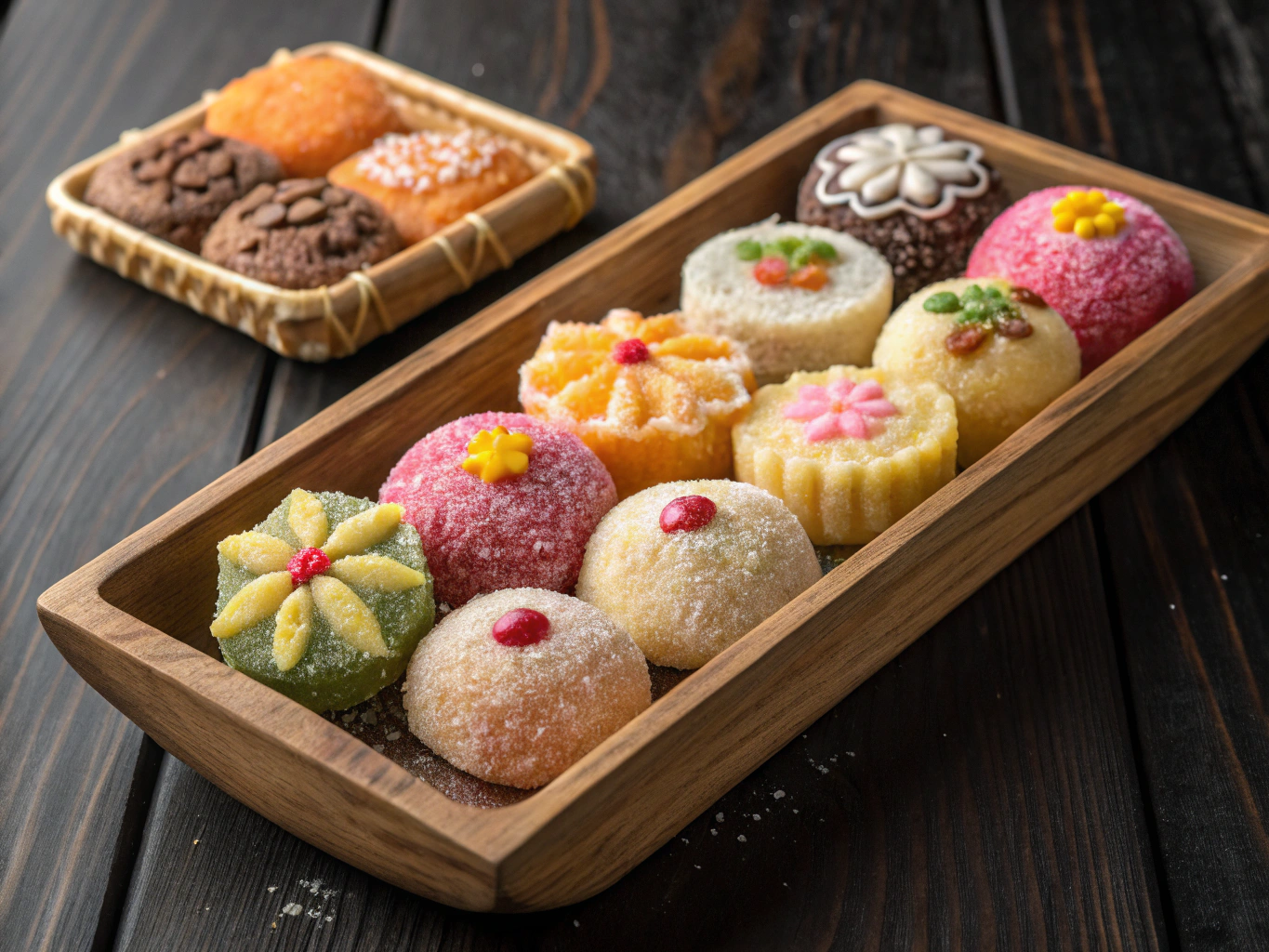 Traditional sweet panutsa sugar candy and local delicacies
