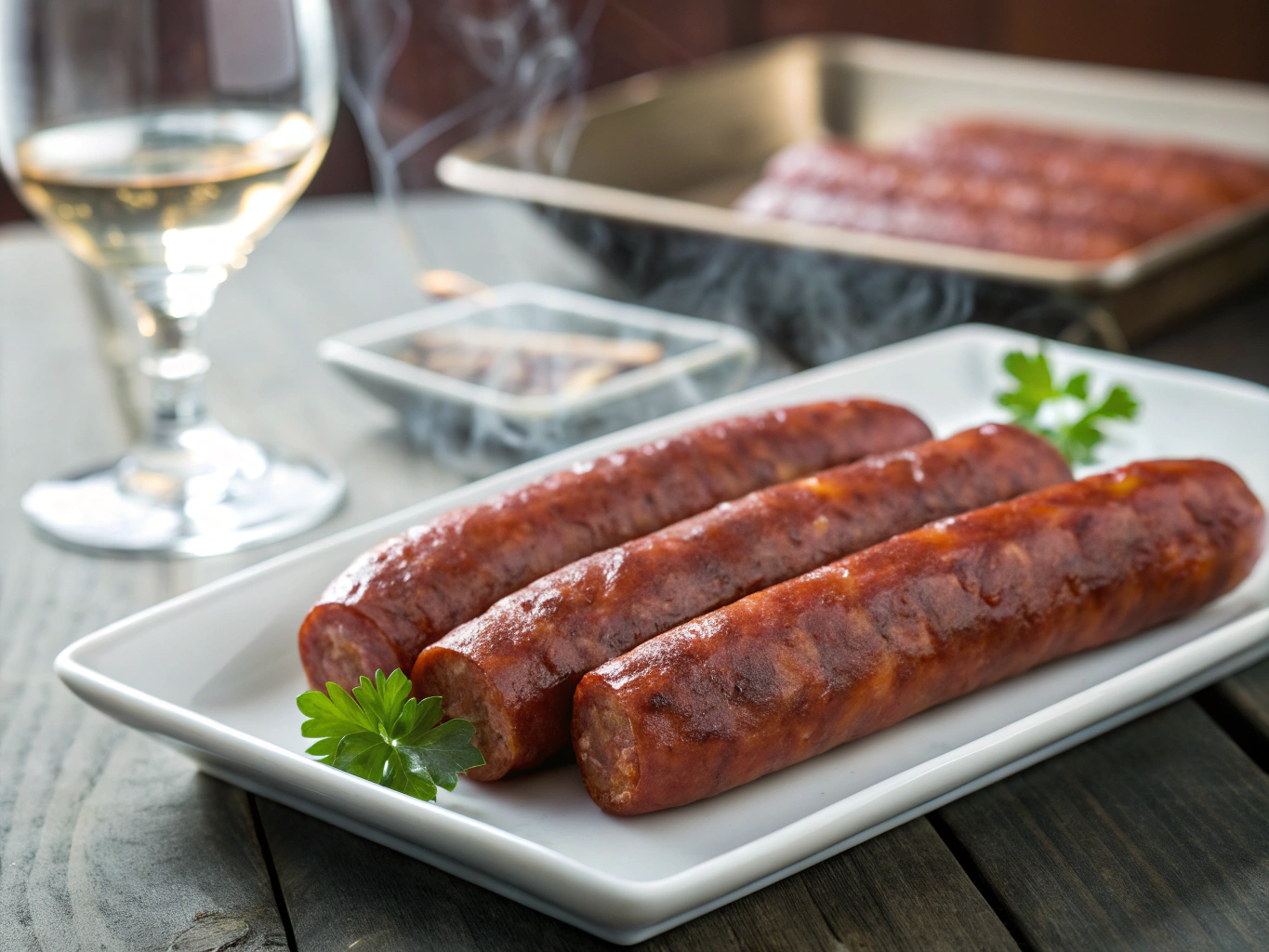 Savory garlic-infused Vigan longganisa sausages ready to cook